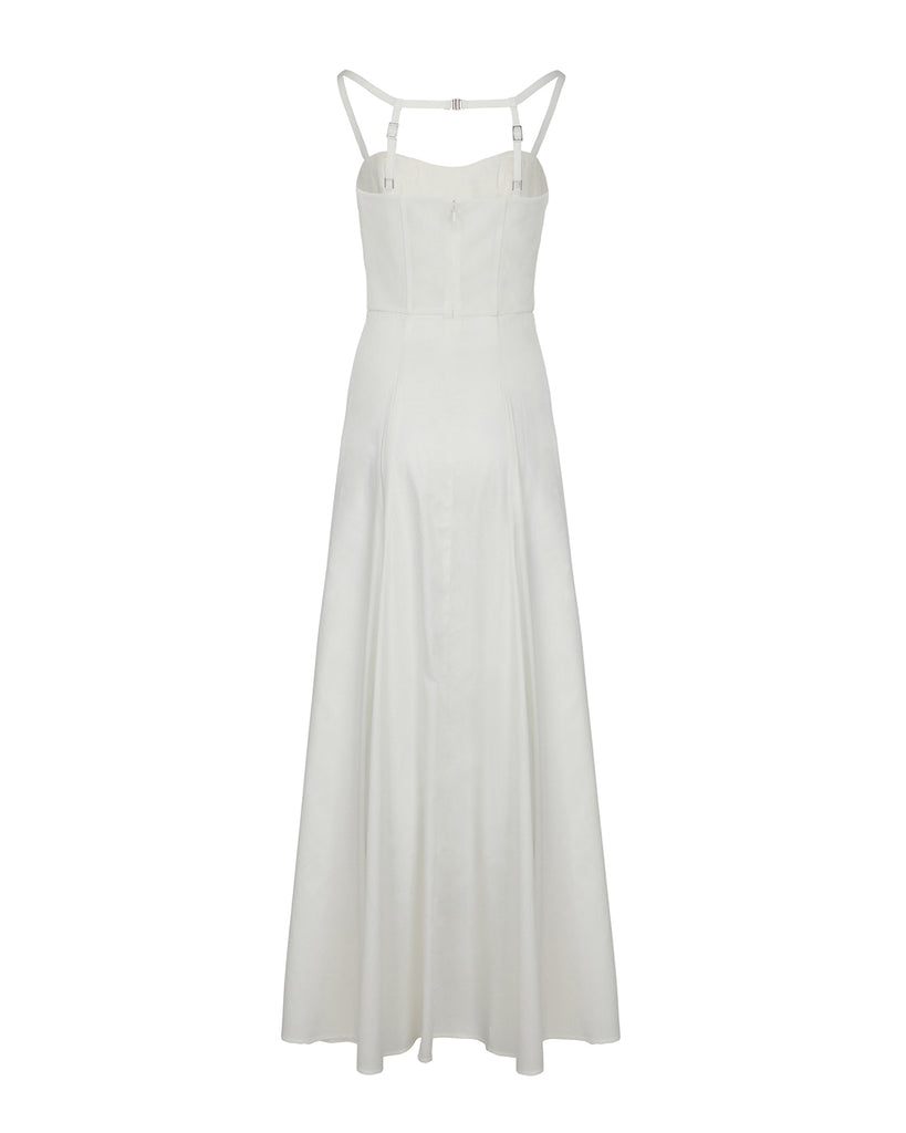 Sloane Long Dress - White