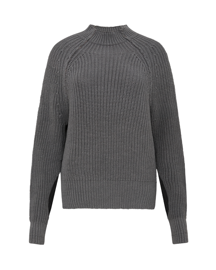 The perfect chunky sweater for the minimalist capsule wardrobe. Boasting a ribbed knit, mock neck and split sleeve detail, the Split Sleeve Jumper is spun from 100% organic cotton for a weighty, cosy hand feel. Ideal for trans-seasonal layering, the Split Sleeve Jumper is this season's cool-weather must-have. By St Agni, now available at After Eight. 