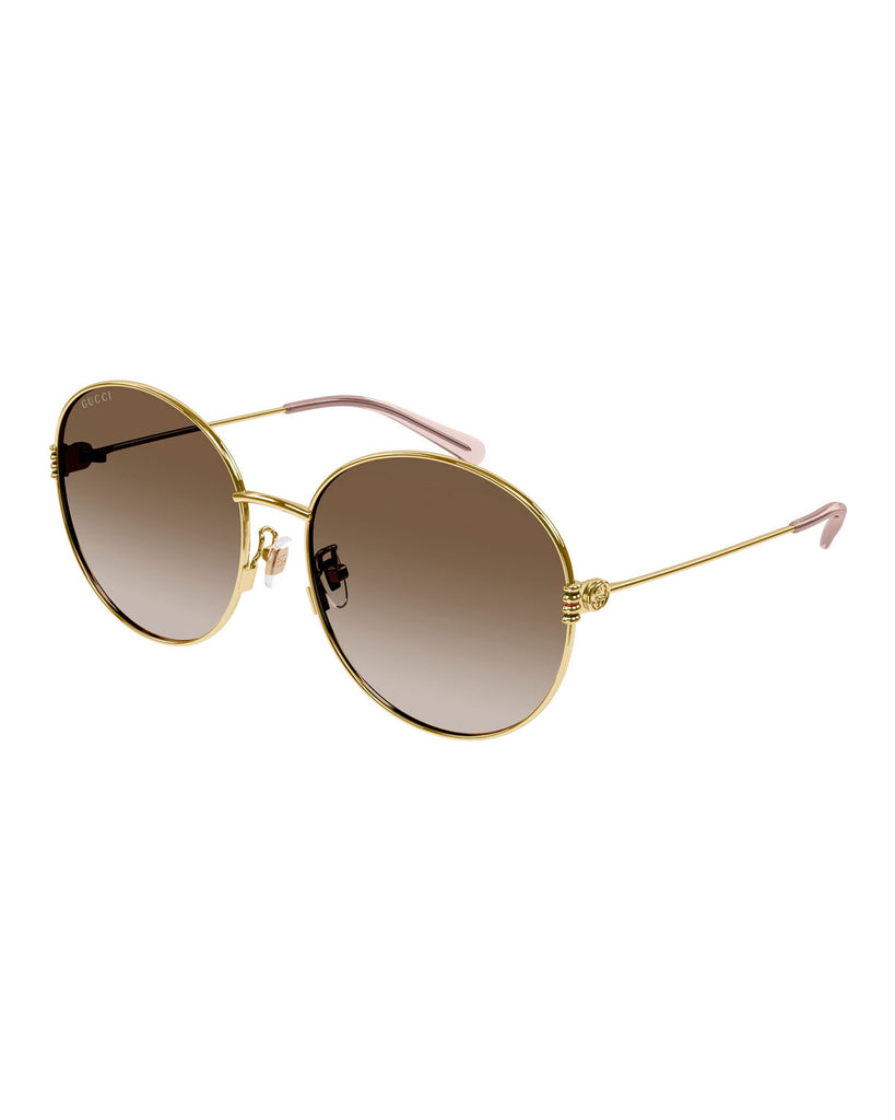Metal framed sunglasses in Gold